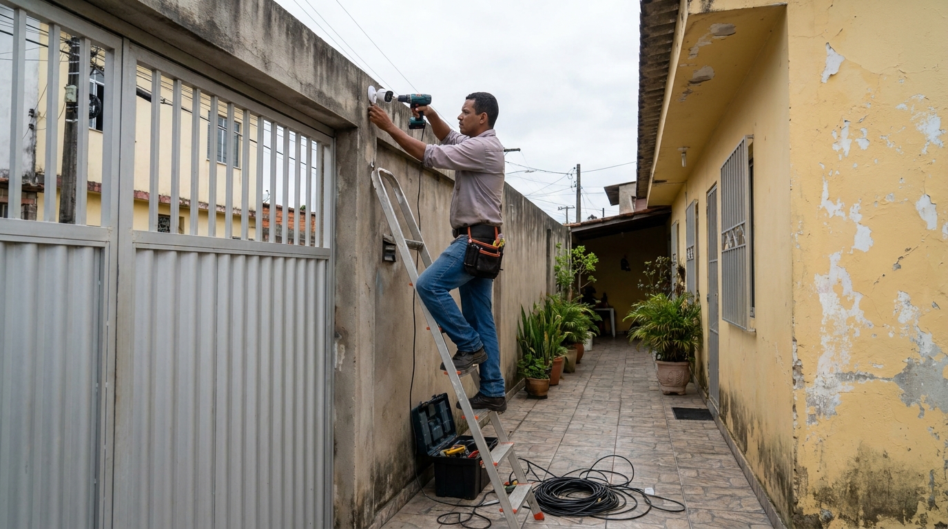 Instalacao de cameras de seguranca profissional em Bauru‑SP