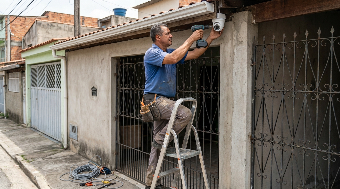 Instalacao de sistema de monitoramento em Bauru‑SP