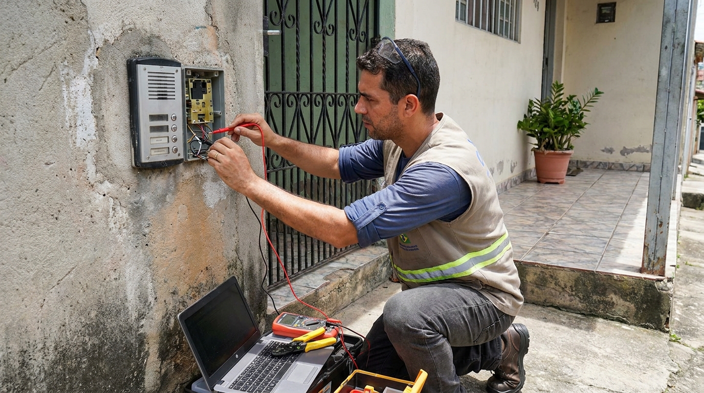 Reparo de interfone em Bauru‑SP